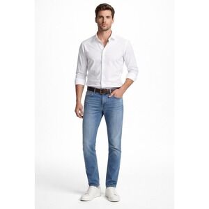 Warp +‎ Weft Amsterdam Slim Jeans Mens 28x28 Blue NWT